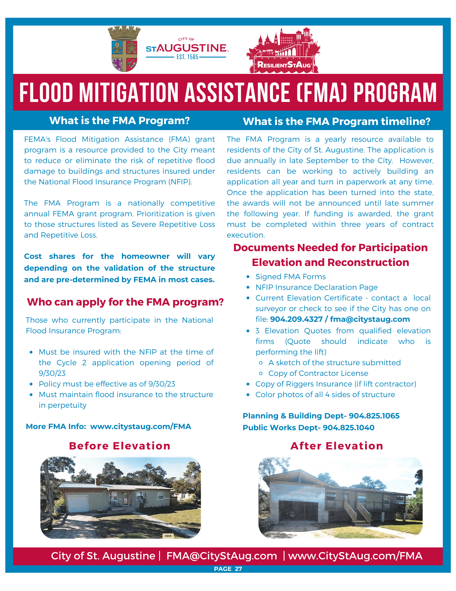 FMA Program Fact Sheet PDF