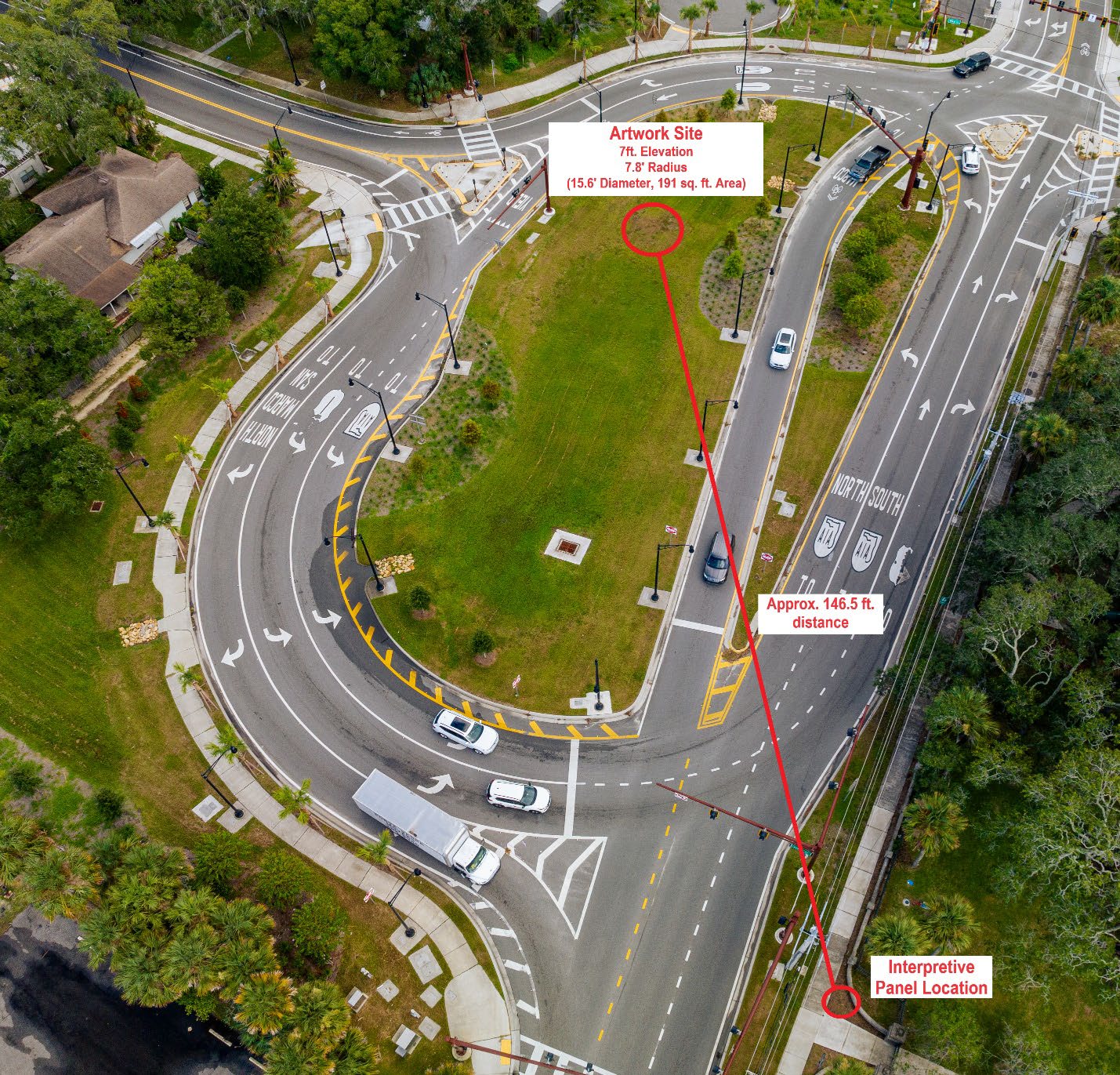 Map of Art Installation Location