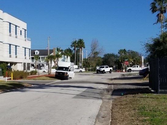 Intersection of Arricola and Arredondo after sunny day flooding