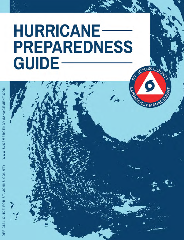 Cover of the SJC Hurricane Preparation guide